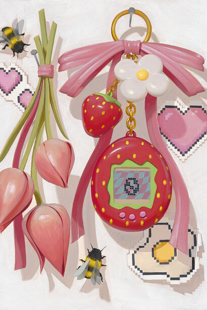 Megan Ellen MacDonald, Conception (Spring) (detail), 2026. Courtesy of Hashimoto Contemporary