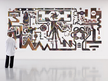 Jean Katambayi Mukendi, Ratio, exhibition view. Courtesy of M HKA
