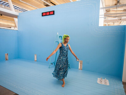 Minji Sohn,  1, 2, 3, 4, 5…100, performance photo