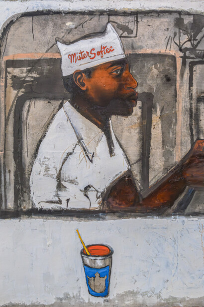 Chaz Guest, Mr. Softee, 2023. Courtesy of
SLAG&RX and the artist, Chaz Guest. Photograph by Toshi Sakurai