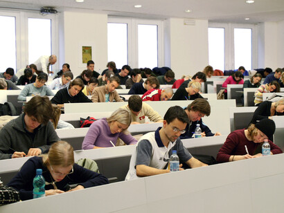 Lezione all'università Bocconi