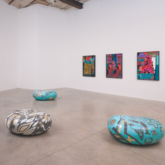 Various artists, Fragments of paradise, exhibition view. Courtesy of Zidoun-Bossuyt Gallery