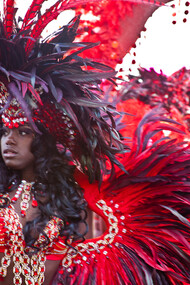 Color en el carnaval de Notting Hill