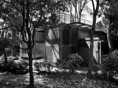 Seok Chul Kim and Franco Mancuso, Korean Pavilion, Venice, 1995; photo by Gabriele Basilico / © Gabriele Basilico
