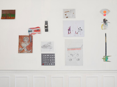 Veronica De Jesus, los materiales traen recuerdos, installation view, photograph by Daniel Sahlberg. Courtesy of The Lodge, Los Angeles