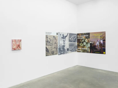 Artistes divers, Like a punch to the guts, vue de l’exposition. Avec l’aimable autorisation de la Galerie Derouillon