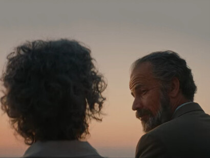 Una scena del film "Tutto quello che resta di te" con gli interpreti di  Sharif (Mohammad Bakri) e di Hanan (Cherien Dabis)