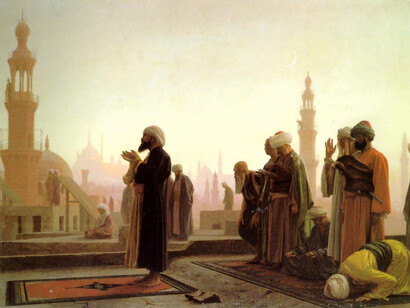 Prayers in Cairo, 1865