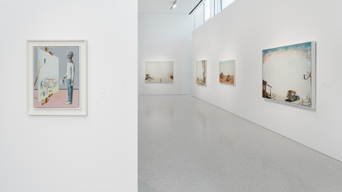 Benny Andrews, Migrants, exhibition view. Courtesy of Michael Rosenfeld Gallery