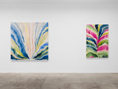 Sarah Blaustein, Central Feeling, 2023, installation view, photo by Inna Svyatsky. Image courtesy of the artist and Hesse Flatow, New York