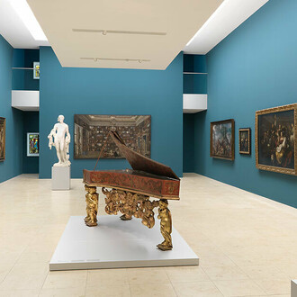 Renaissance, barock, aufklärung, ausstellungsansicht. Mit freundlicher genehmigung des Germanischen Nationalmuseums