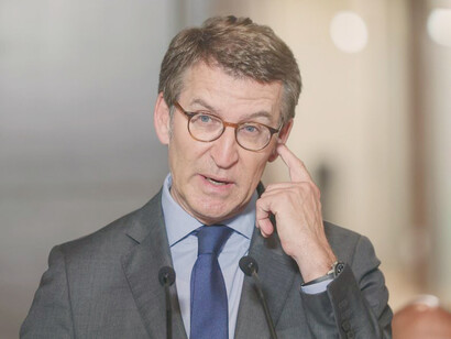 Alberto Núñez Feijóo presidente del Partido Popular (PP) y líder de la oposición