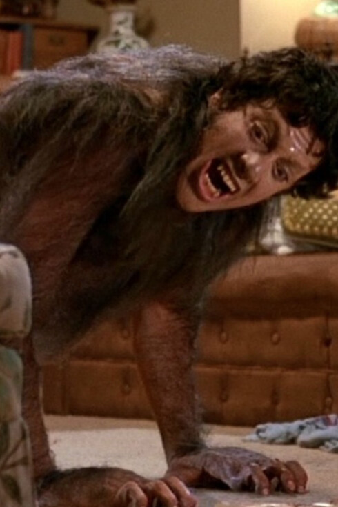 Lupo mannaro a Londra, 1981, scena della trasformazione in lupo mannaro