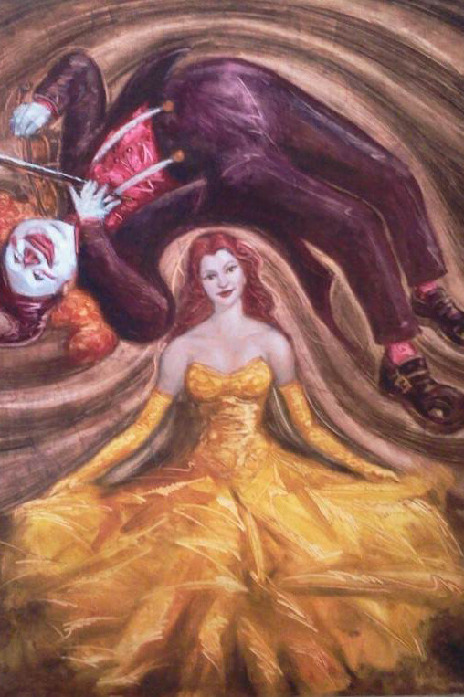 Sherwin Paul Gonzales, Music of Love, Oil & Latex on Canvas, 48" x 36"