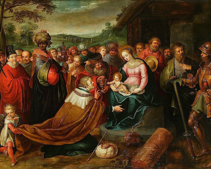 Frans Francken, The Adoration of the Magi, 1612-1615, oil on panel