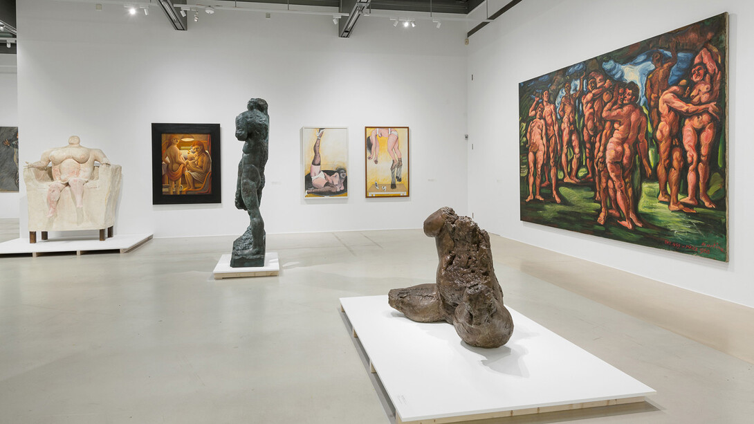 Wirklichkeit als haltung. Wiener realismus nach 1950, ausstellungsansicht. Mit freundlicher genehmigung des Musa Museums