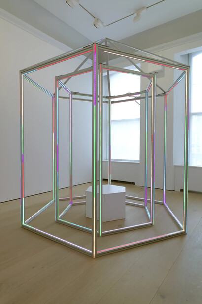 Yuko Shiraishi, Brief encounter - Gazebo, exhibition view. Courtesy of Annely Juda Fine Art