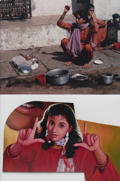 John Baldessari, Two gestures (female), 1992. Courtesy of Sprüth Magers Gallery