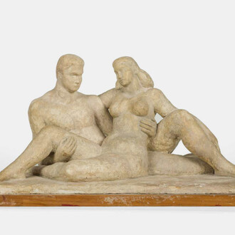 William Zorach, Sketch for “Youth” (detail), circa 1935. Courtesy of Norton Museum of Art