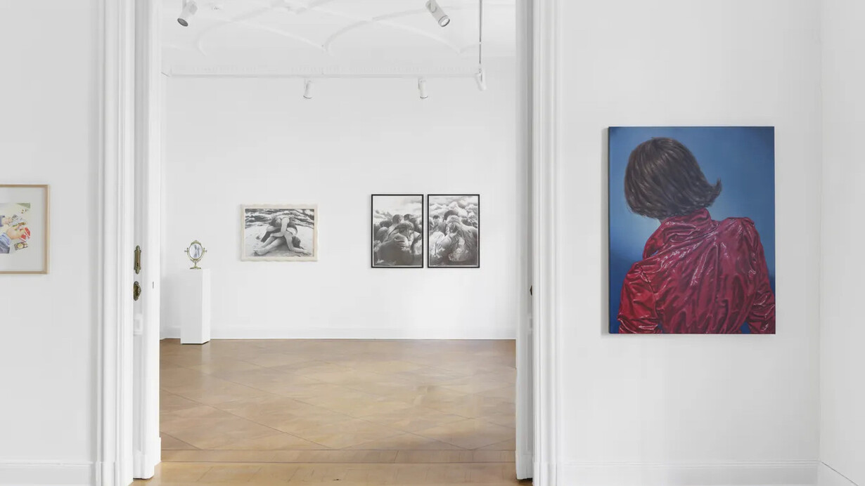 Verschiedene Künstler, Popcorn und saure gurken, ausstellungsansicht. Mit freundlicher genehmigung der Galerie Kornfeld