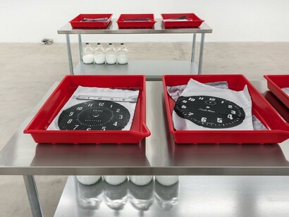 Amanda Ross-Ho, Exhibition view. Courtesy of Michael Jon & Alan