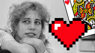 La diseñadora gráfica Susan Karen. Carta de l baraja "Solitaire" diseñado para Microsoft Windows 3.0 en 1990