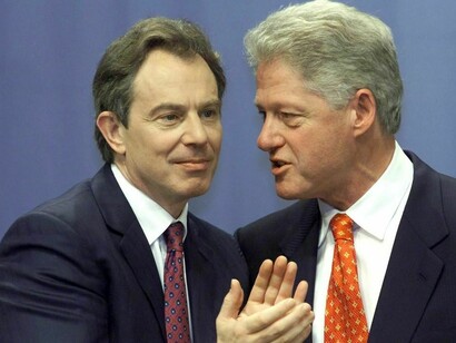 Bill Clinton y Tony Blair