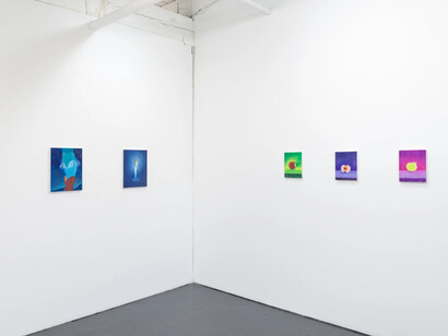 Grace Mattingly, Sundown, exhibition view. Courtesy of Goldfinch Gallery