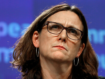Cecilia Malmström, la comisaria europea de Comercio  