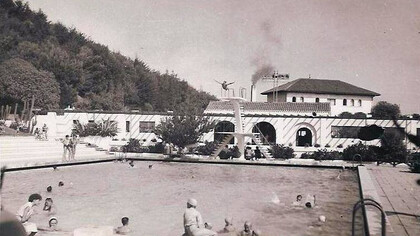 Piscina de la Escuela de Ingenieros Milicares "Tejas Verdes", San Antonio, Chile