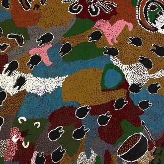 First australians, piece in exhibition. Courtesy of the National Museum of Australia