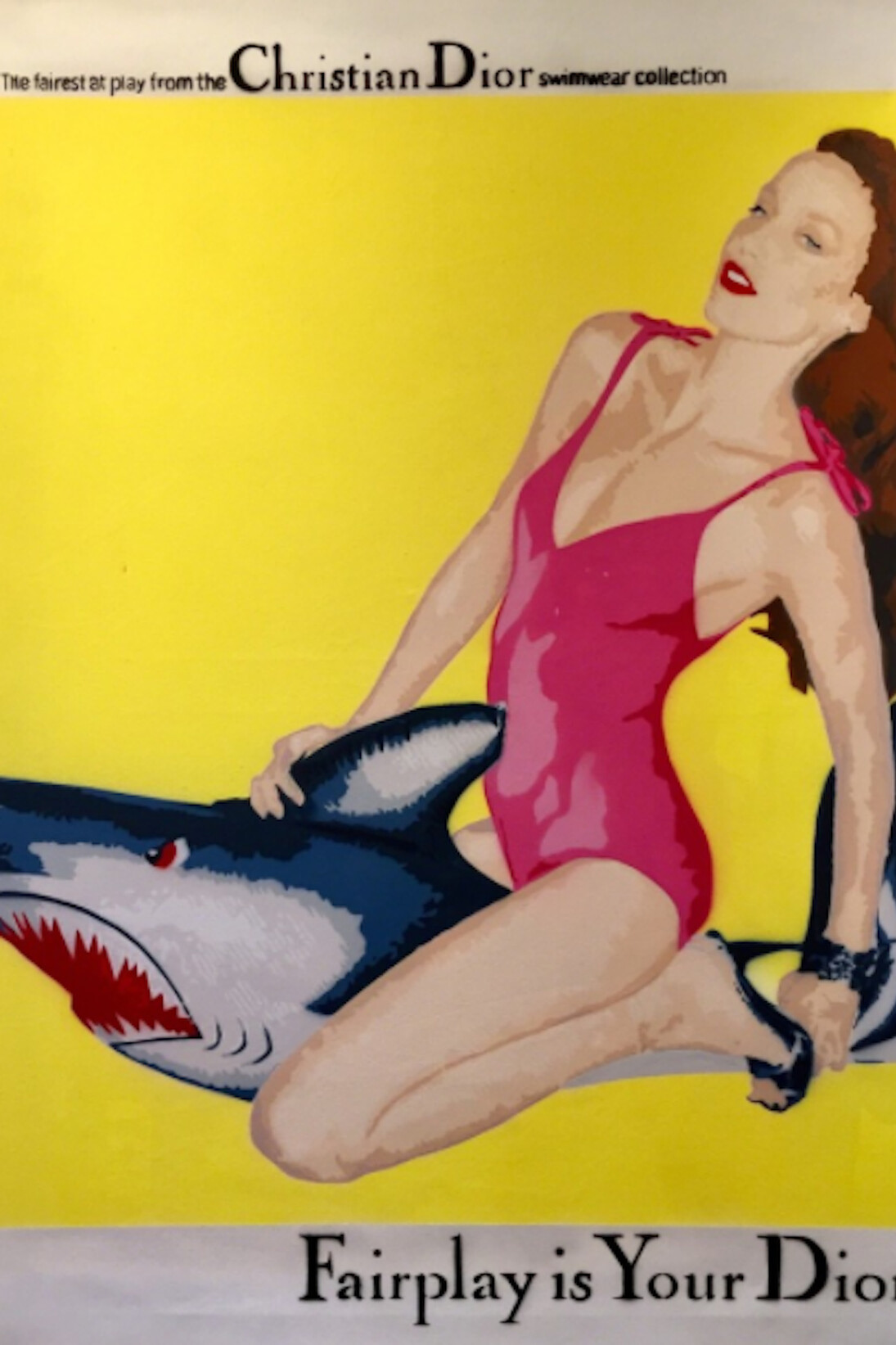 Luc Waring, Fairplay Is Your Dior (Yellow), 2016. Courtesy of Imitate Modern