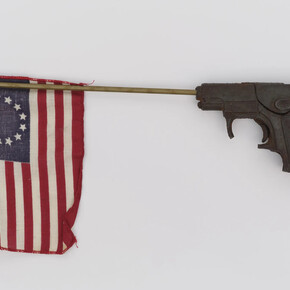 Julian V.L. Gaines, (Untitled) Bang! (detail), 2026. Courtesy of Cristin Tierney Gallery 