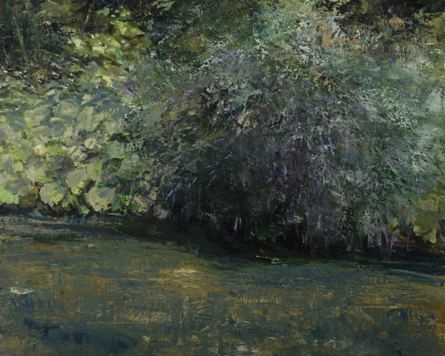 One River, One Creek. Courtesy of Oliver Sears Gallery