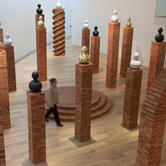 Mônica Ventura, Rosa Luna, vista de exhibición. Cortesía de la Fundación Cervieri Monsuárez