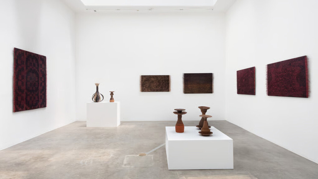 Sarah Rosalena, Unending spiral, exhibition view. Courtesy of Blum Gallery