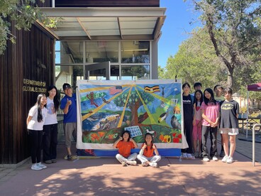 Collaboration mural project, Vessel: an exhibition on sustainability, community, and our shared future, 2026. Courtesy of the artist