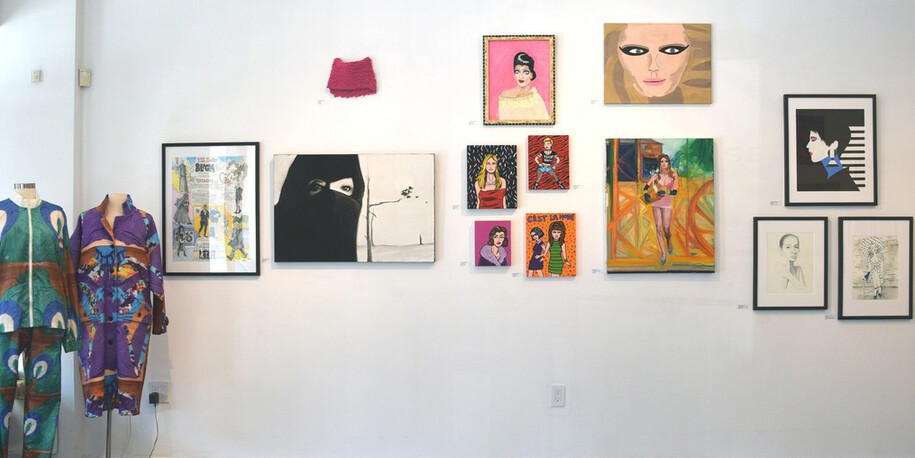 The Art of Fashion, Exhibition view. Courtesy of Fountain House Gallery