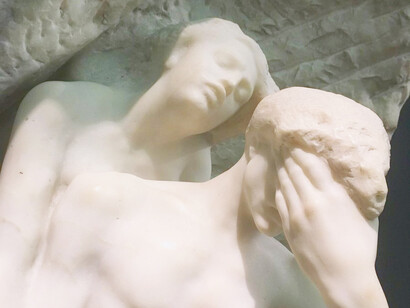 Auguste Rodin; Orfeo y Eurídice (detalle)