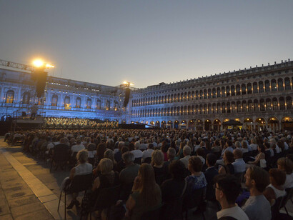 Vista di Piazza San Marco in concerto. Cortesia di Piazza San Marco. Foto di Michele Crosera