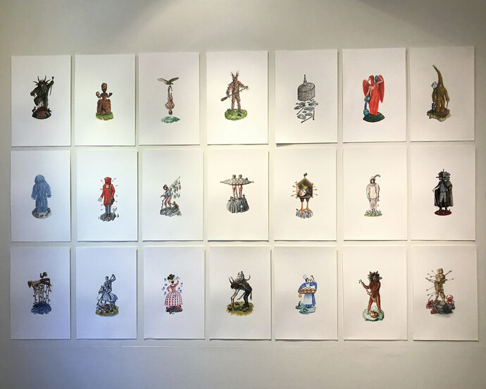 Truppe Fledermaus & the Carnival at the End of the World. Courtesy of The Schoolhouse Gallery 