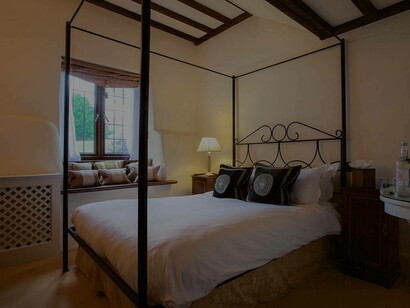 Stylish "Superior Rooms" are full of original features at Amberley Castle located in West Sussex, UK