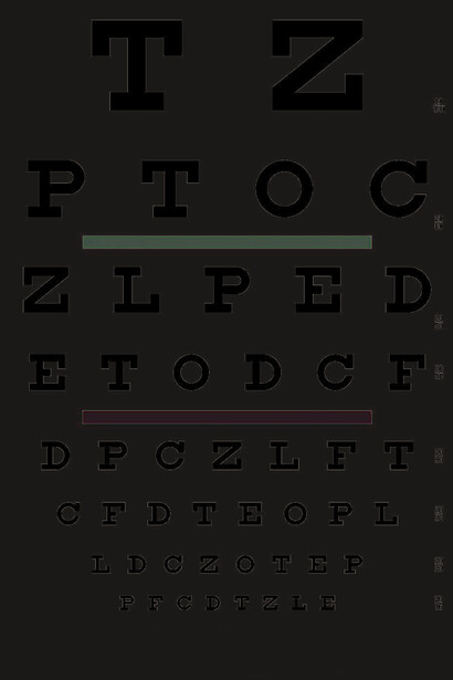 El test de Snellen es una prueba diseñada para evaluar la agudeza visual