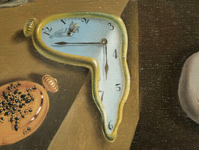 La persistencia de la memoria, Salvador Dalí, 1931 (detalle)