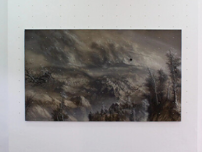 Pipo Hernández Rivero, Normas para no estar, vista de exhibición. Cortesía de Galería Nueveochenta 