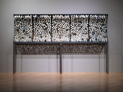 Simone Leigh, exhibition view. Courtesy of the California African American Museum