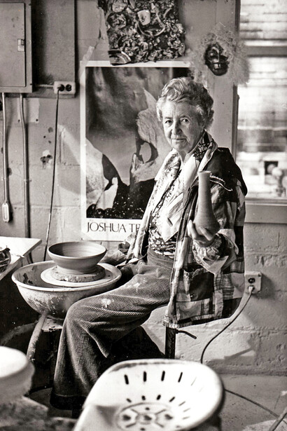 Aileen Osborn Webb in Her Pottery Studio, n.d., Image dimensions: 1347px x 1972px. Photo: American Craft Council