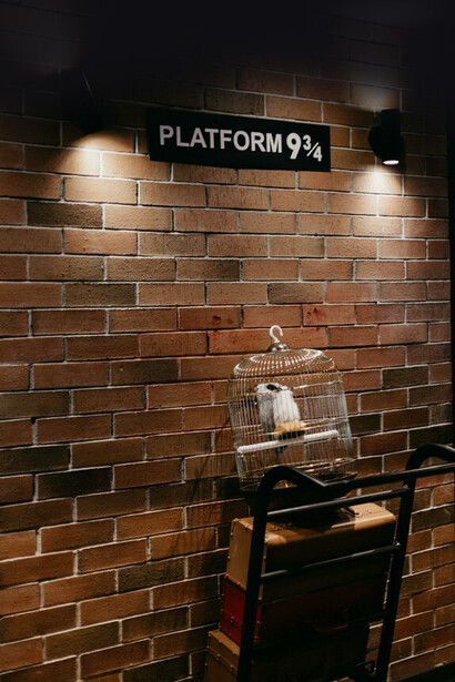 Binario dove Harry Potter prende il treno per Hogwarts