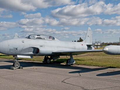 Canadair T-33 #500. Courtesy of Jet Aircraft Museum