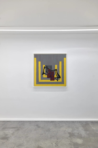 Jonathan Lasker, A survey of the maquettes 1986-2026, exhibition view. Courtesy of Maruani Mercier